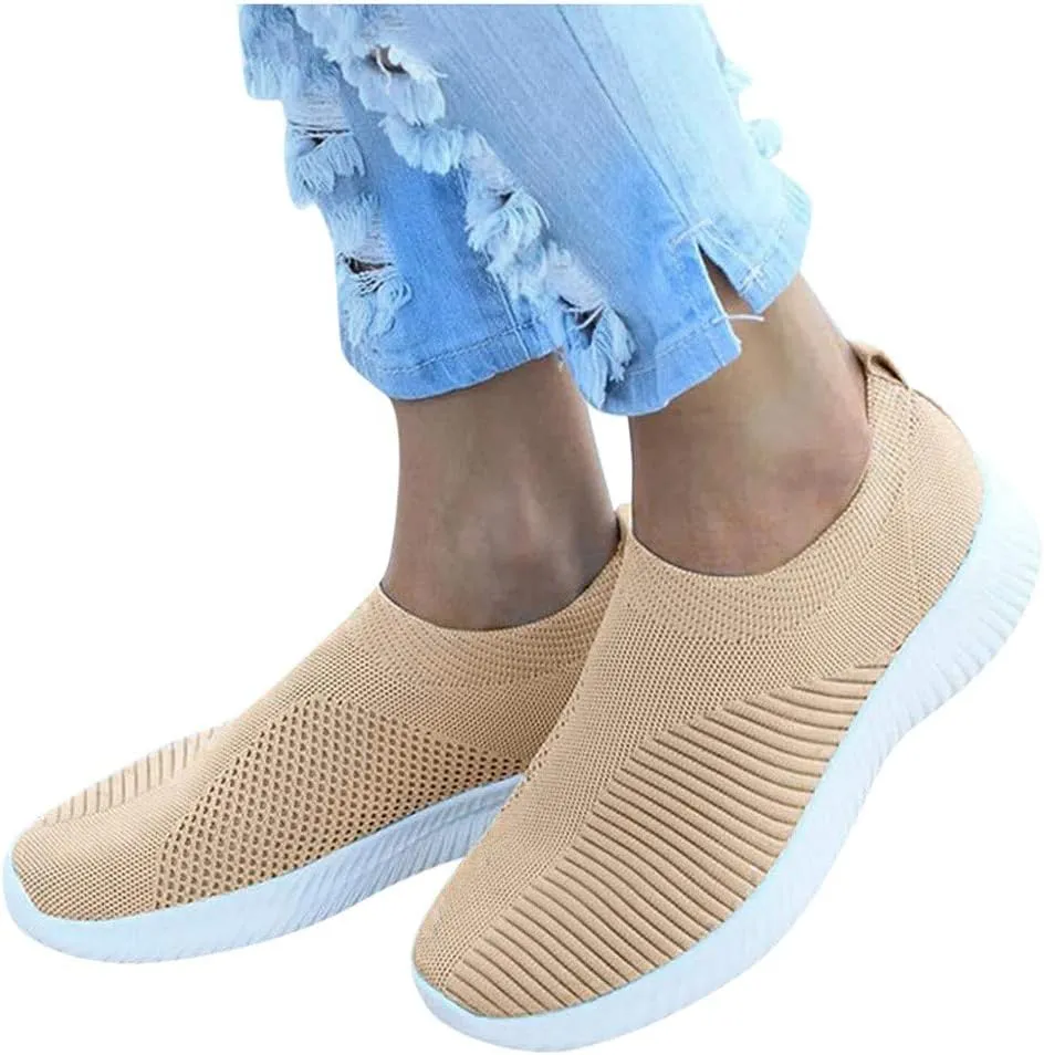 Women's Fashion Sneaker Non Slip Work Wide Comfortable Slip Resistant Work Shoes Extra Wide Walking Shoes for Men Women Loafers Comfortable Basketball Sneakers