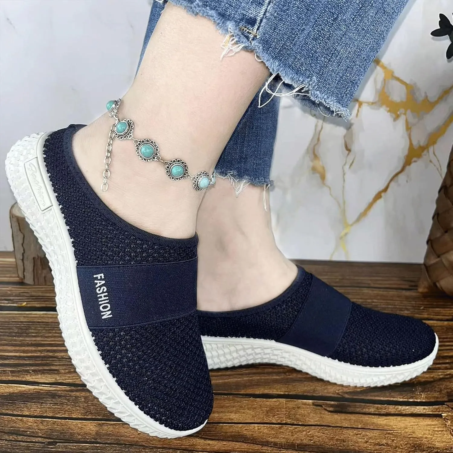 Womens Mesh Mules Slip On Shoes Light Open Back Shoes Comfort Walking Shoes Lightweight Breathable Gardening Clog Water Shoes Casual Slipper Beach Sandals Closed Toe Slides
