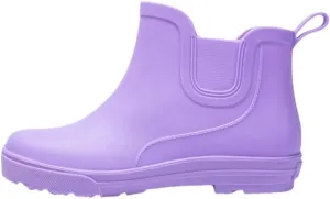 Women's rain Boots for Outdoor wear Fashion Women's rain Boots Plus Velvet Warm Waterproof Non-Slip wear-Resistant Adult Water Shoes Solid Color Rubber Shoes