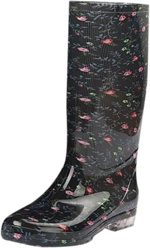 Womens Rain Boots Tall Waterproof Mens Grounded Footwear Black Bootie Boot Slip On Barefoot Shoes Packable Tall Rain Boots for Women Waterproof Mens Dress Boots