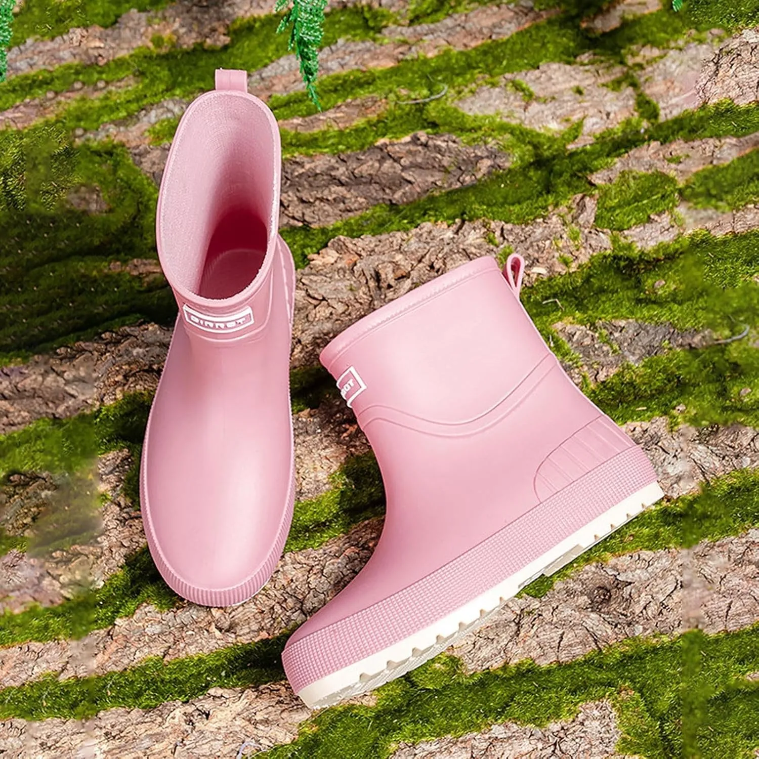 Womens Rain Boots Womens Rubber Boots Comfort Waterproof for Boating Fishing Gardening Farming Rain Shoes