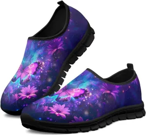 Women's Slip On Walking Shoes Anti Slip Casual Running Stylish Mesh Lightweight Sneakers