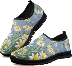 Women's Slip On Walking Shoes Anti Slip Casual Running Stylish Mesh Lightweight Sneakers