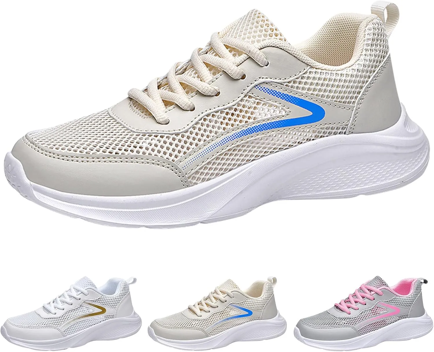 Women's Sneakers Running Shoes Lightweight Tennis Shoes Non Slip Workout Breathable Comfortable Walking Shoes