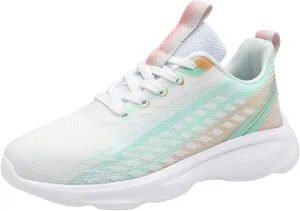 Women's Sneakers Womens Lightweight Breathable Comfortable Running Tennis Shoes Non Slip Workout Walking Sneakers