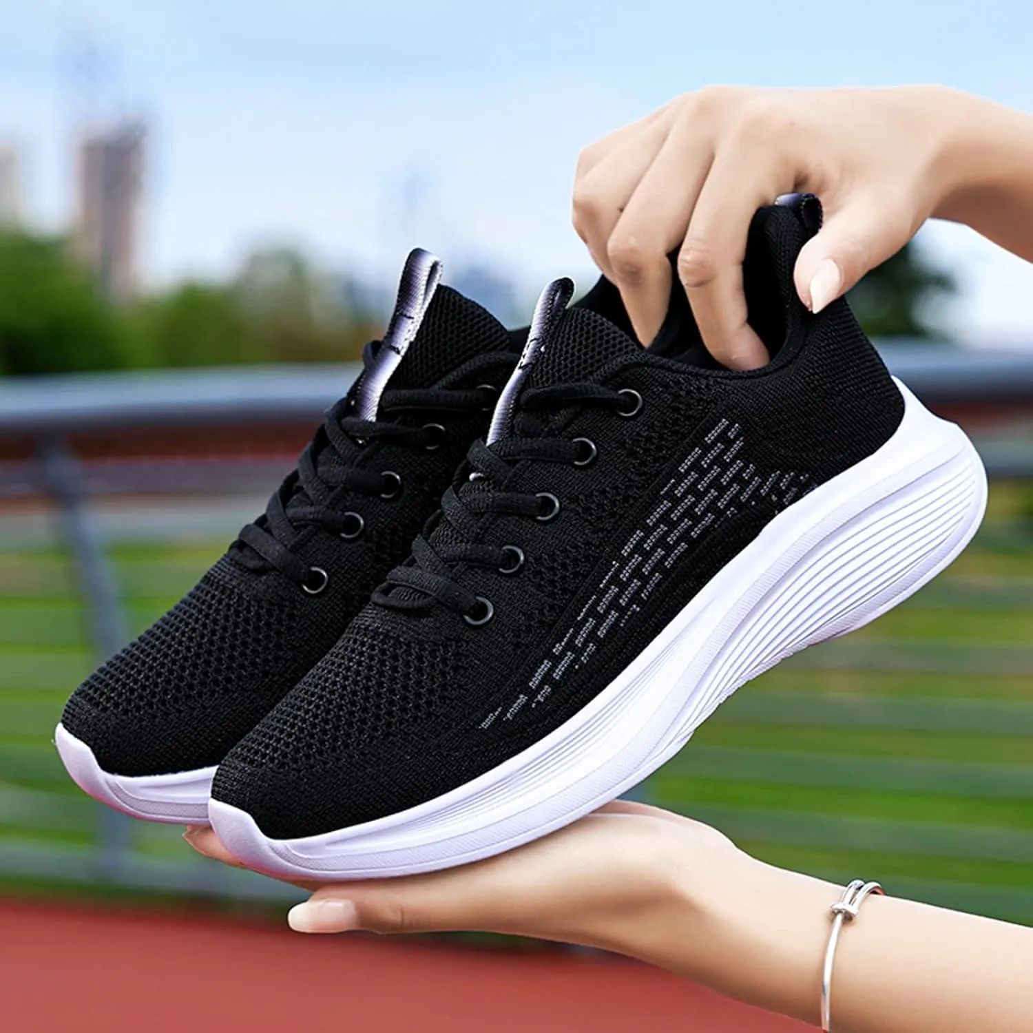 Women's Walking Shoes Lightweight Tennis Sneakers Breathable Comfortable Non Slip Sports Workout Shoes for Running