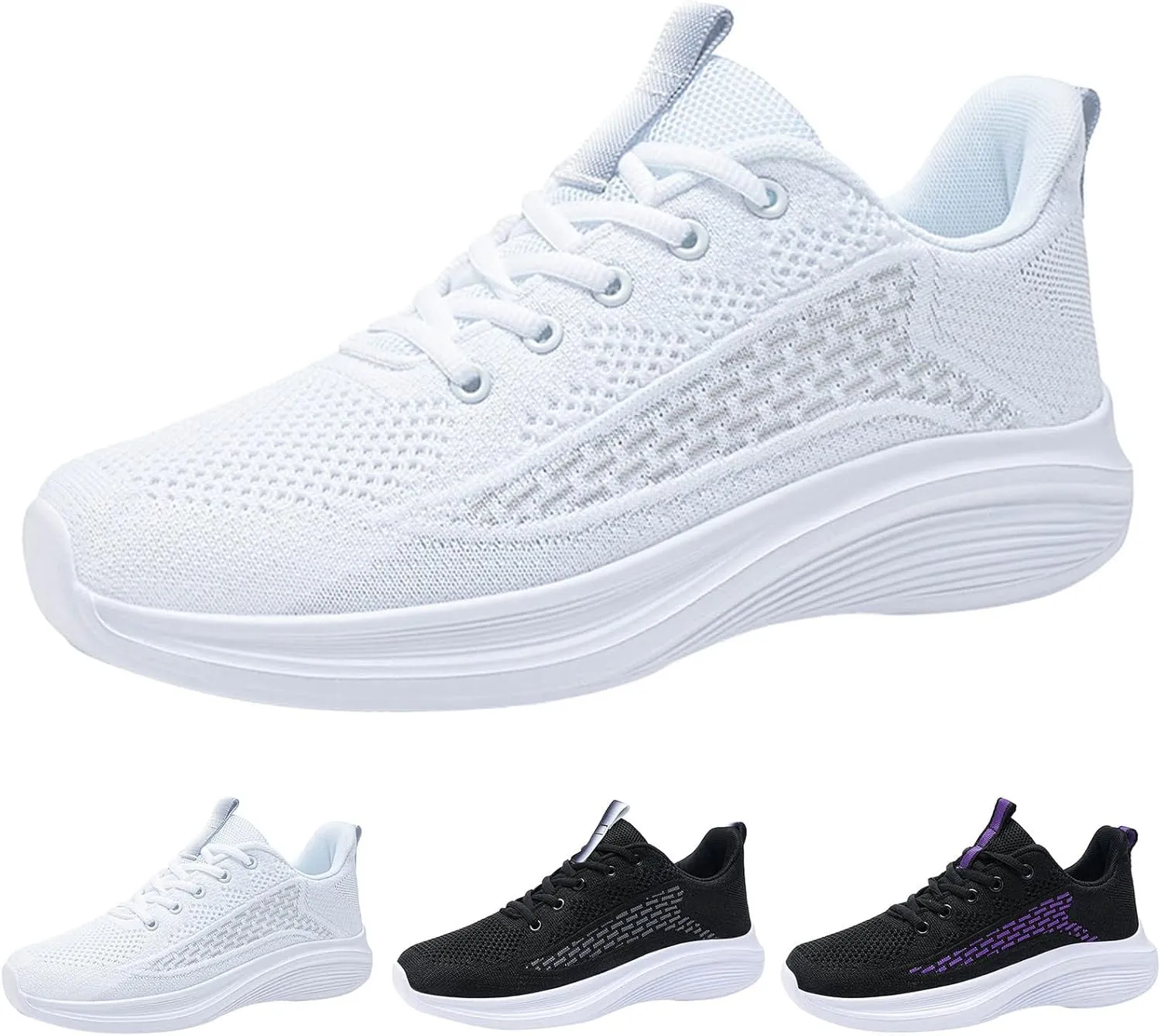 Women's Walking Shoes Lightweight Tennis Sneakers Breathable Comfortable Non Slip Sports Workout Shoes for Running